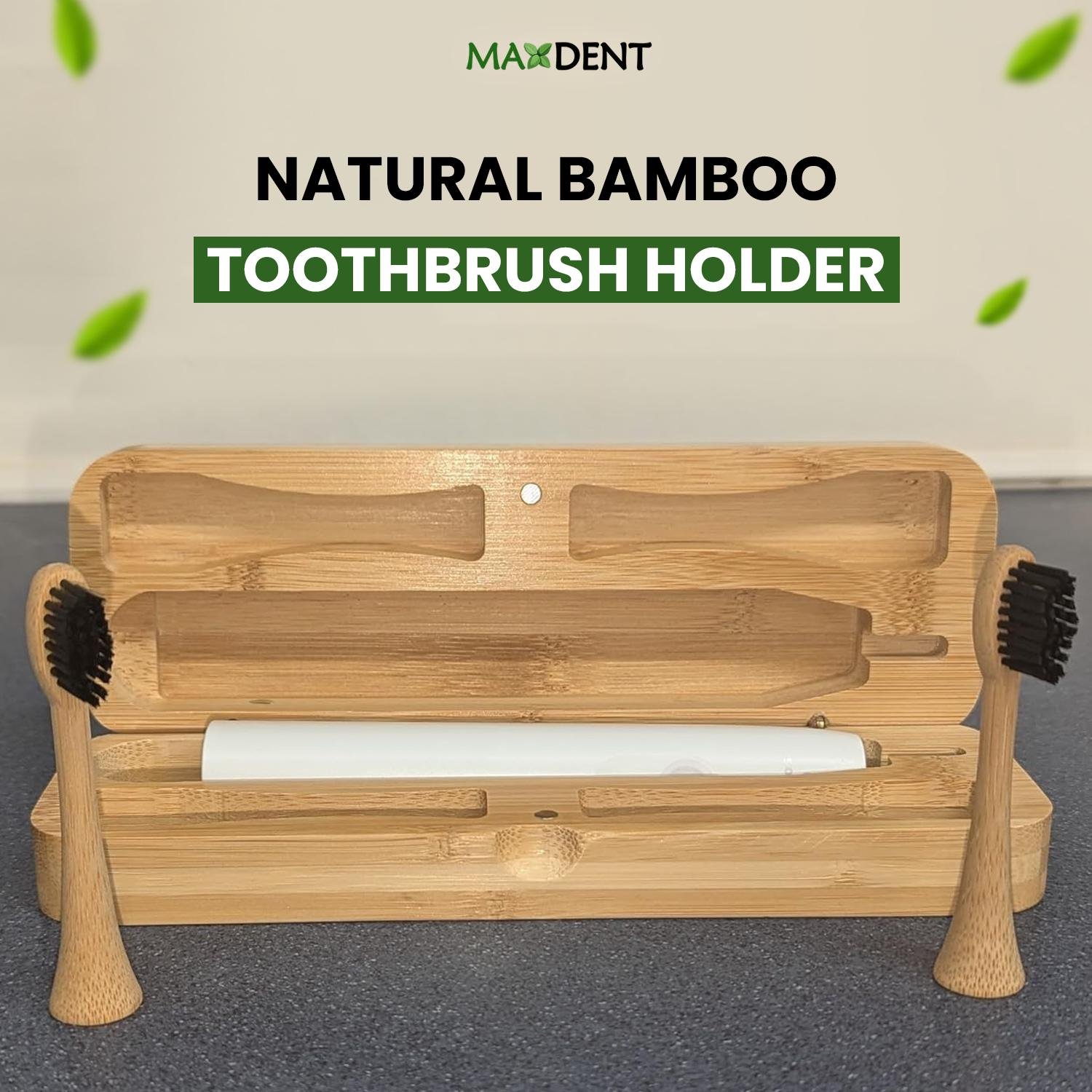 View details for Bamboo Storage/travel box for electric toothbrush. Sonicare and IPX-7 Compatible 